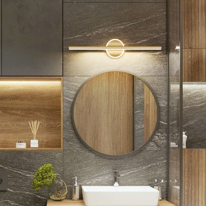 Nova - Modern LED Vägglampa Svart/Guld