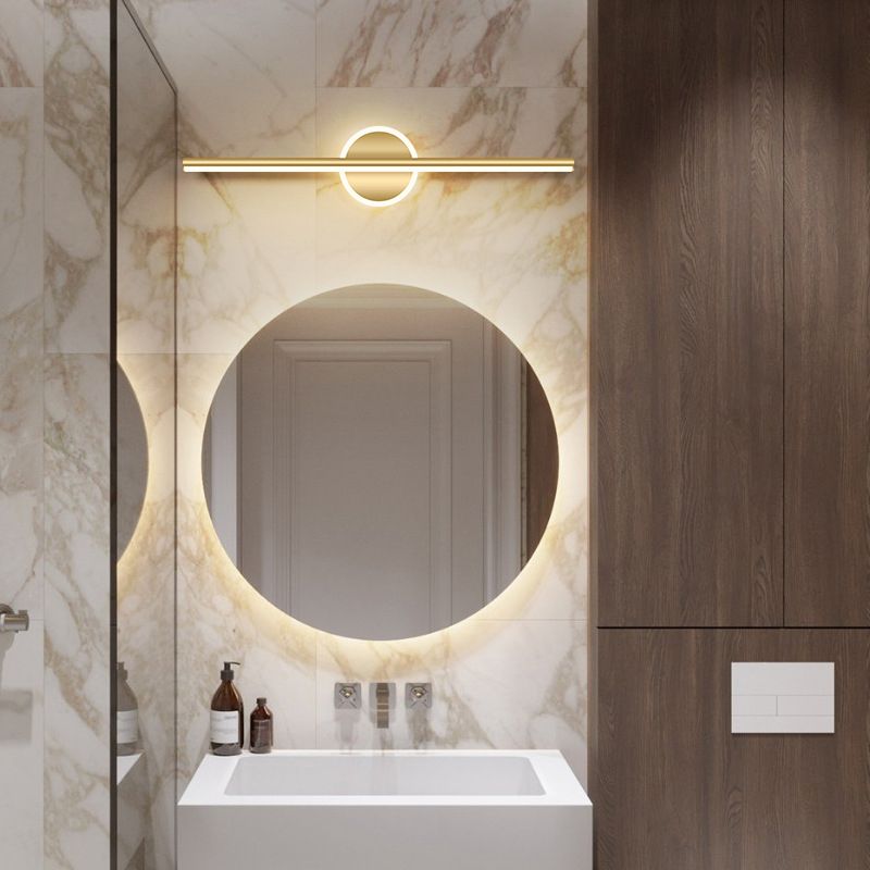 Nova - Modern LED Vägglampa Svart/Guld