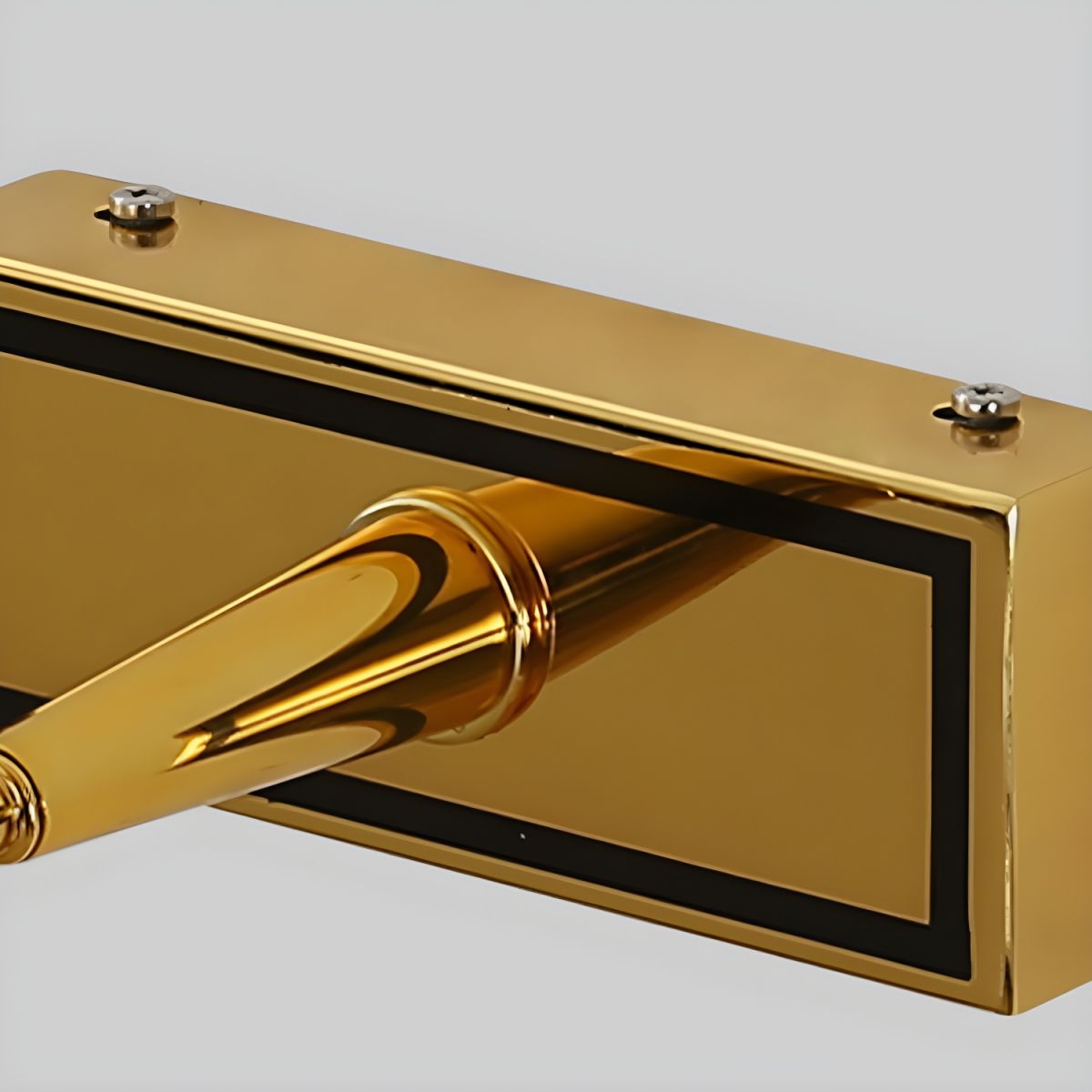 Svart Enkel LED Badrumsspegel Vägglampa