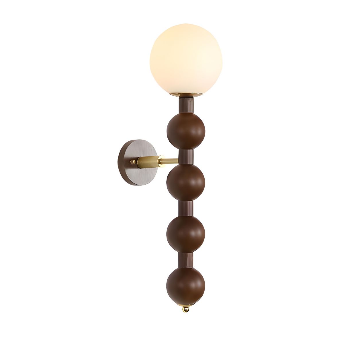 Bauhaus Lång Metal Vägglampa med Flera Bollar