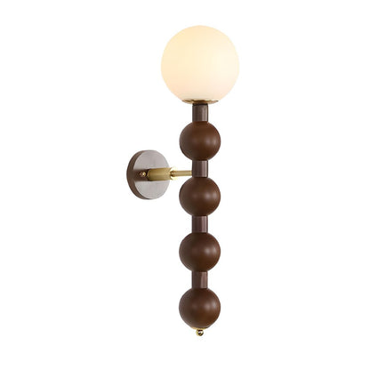 Bauhaus Lång Metal Vägglampa med Flera Bollar