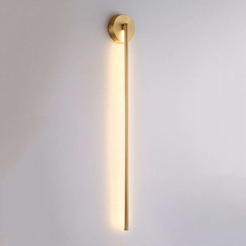 Elias Modern Linjär LED Vägglampa Guld, Inomhusbruk, Metall, Badrum