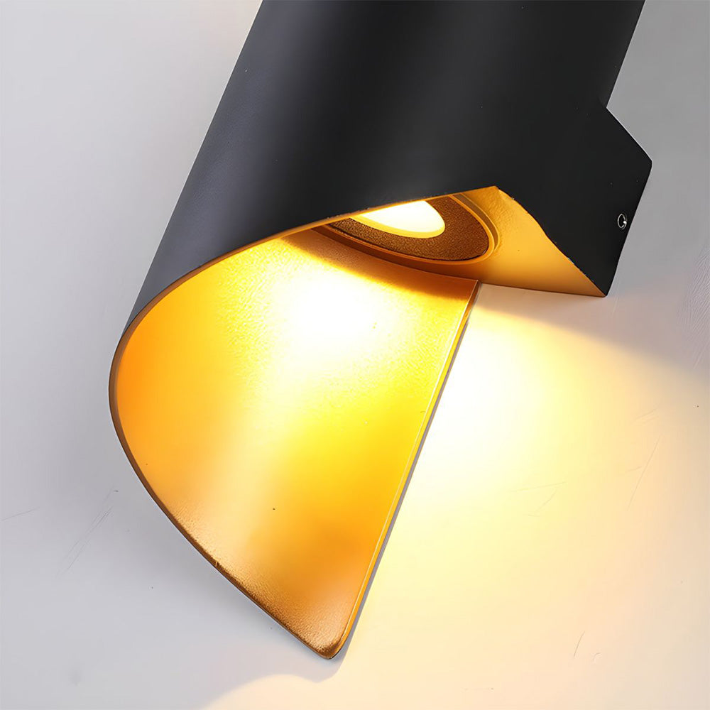 LED Vägglampa med Minimalistisk Aluminiumdesign