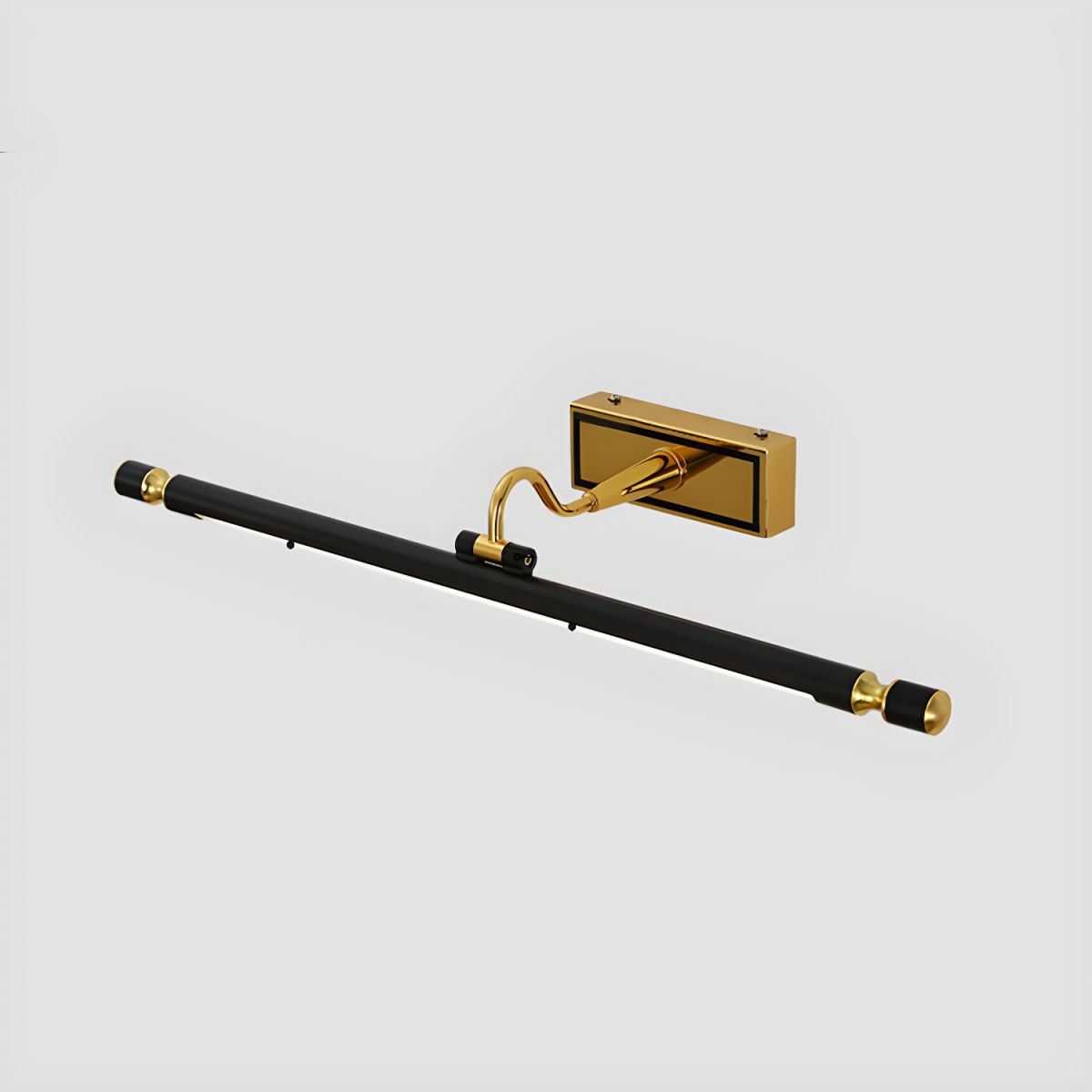 Svart Enkelt LED Badrumsspegel Vägglampa