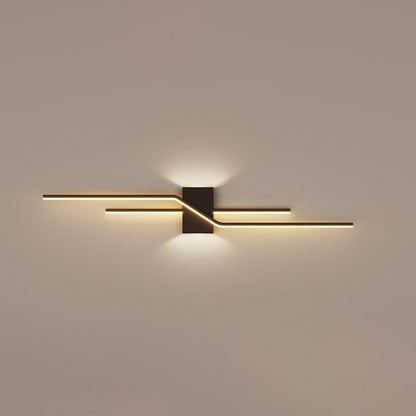 Alana Modern LED Vägglampa - Svart/Vit Vardagsrum/Sovrum