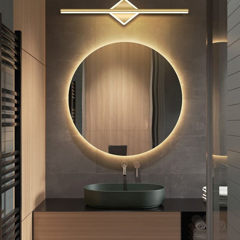 Nova - Modern LED Vägglampa Svart/Guld