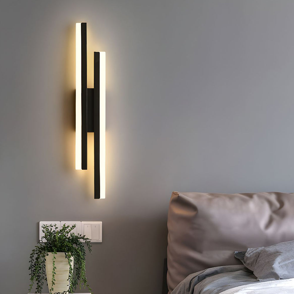 Akryl LED Vägglampa | Vardagsrum | Metall-Akryl | 18,9&quot; Armatur | Brick by Brick