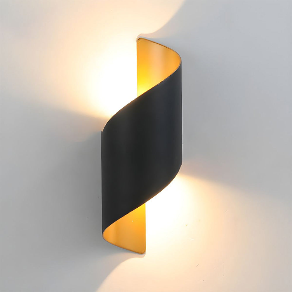 LED Vägglampa med Minimalistisk Aluminiumdesign