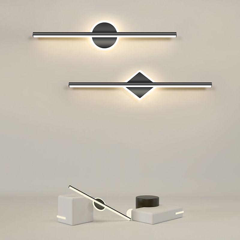 Nova - Modern LED Vägglampa Svart/Guld