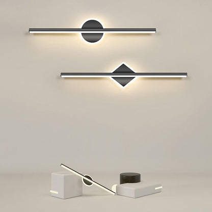 Nova - Modern LED Vägglampa Svart/Guld