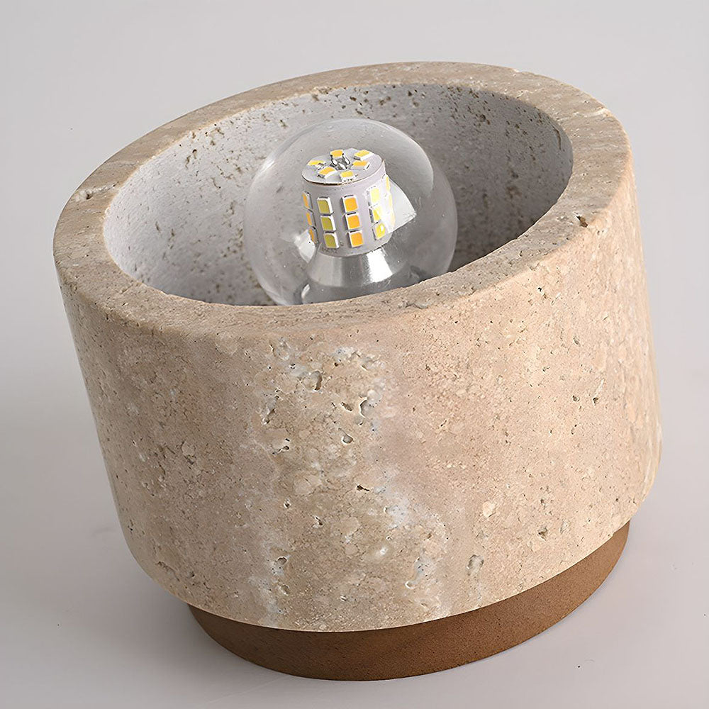 Taklampa Trä Cylinder Infälld Armatur