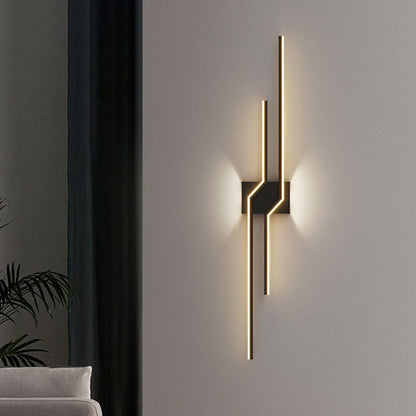 Alana Modern LED Vägglampa - Svart/Vit Vardagsrum/Sovrum