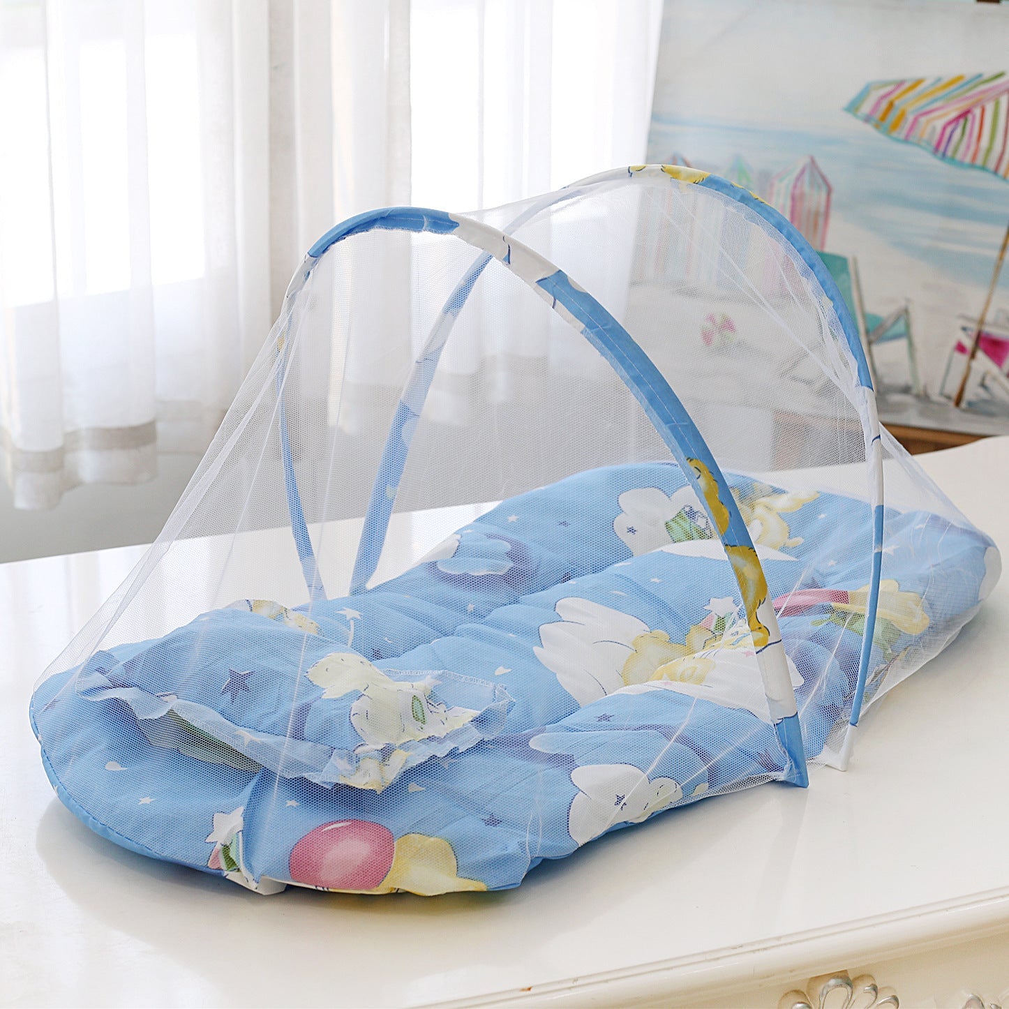 Baby Lounger med Insektsnät