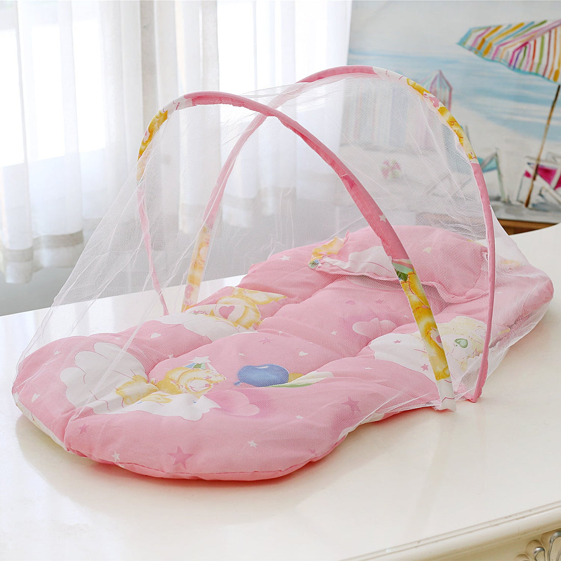 Baby Lounger med Insektsnät