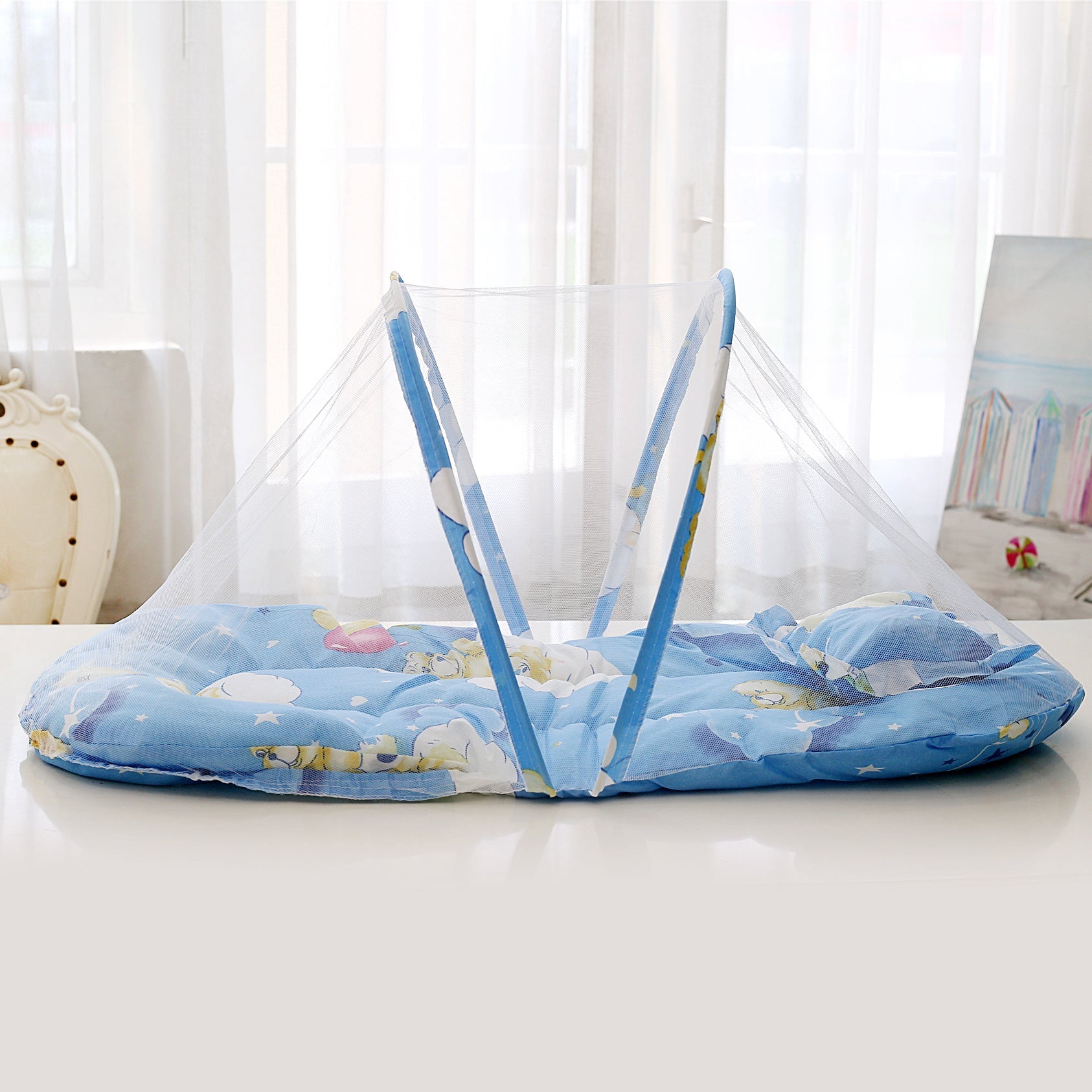 Baby Lounger med Insektsnät