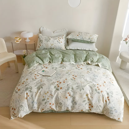 Blommigt sängkläder-set – 3-delat, Mjukt och Av hög kvalitet | Perfekt för alla årstider