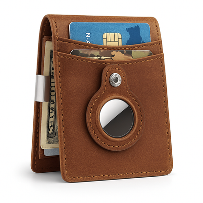 Läderplånbok RFID Slim Kortfodral Pouch