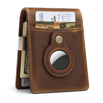 Läderplånbok RFID Slim Kortfodral Pouch