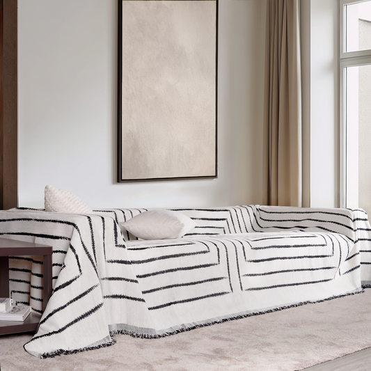 Chic Fyrkantigt Mönster Soffa / Sofföverdrag