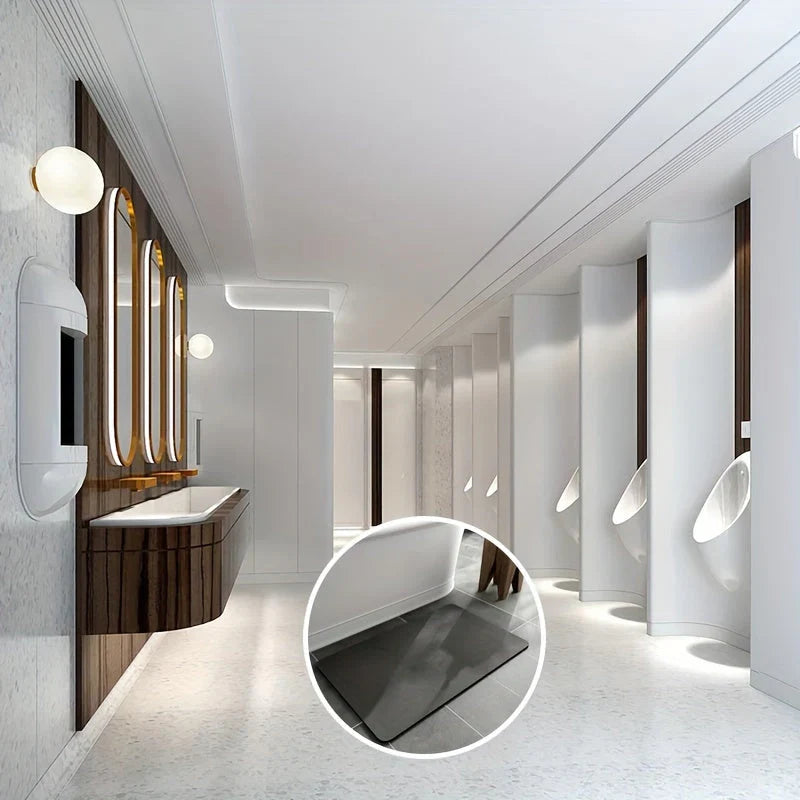 Rutschfri Diatomit-badmatta