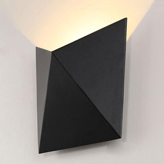 Modern minimalistisk origami-LED-vägglampa med 1 ljus
