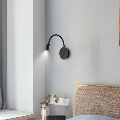FlexiGlow - Justerbar LED-vägglampa med 360-graders ljus