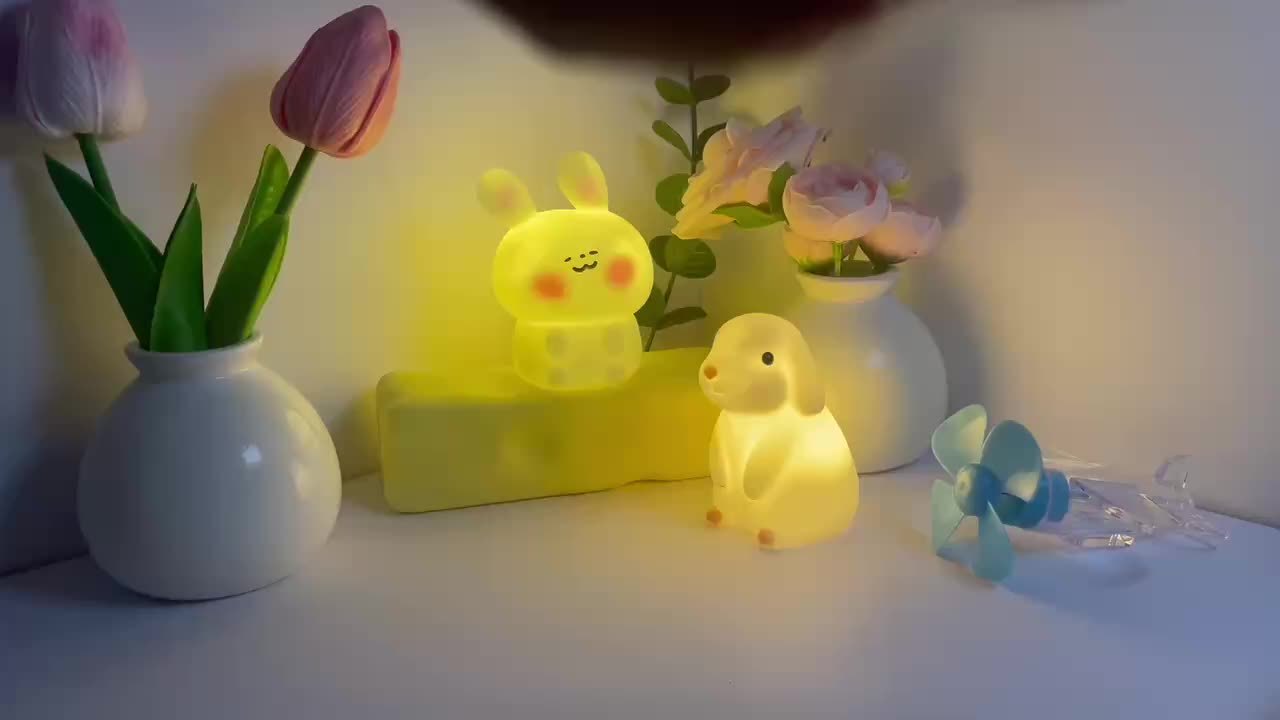 GlowDeco - Batteridriven Dekorativ Nattlampa