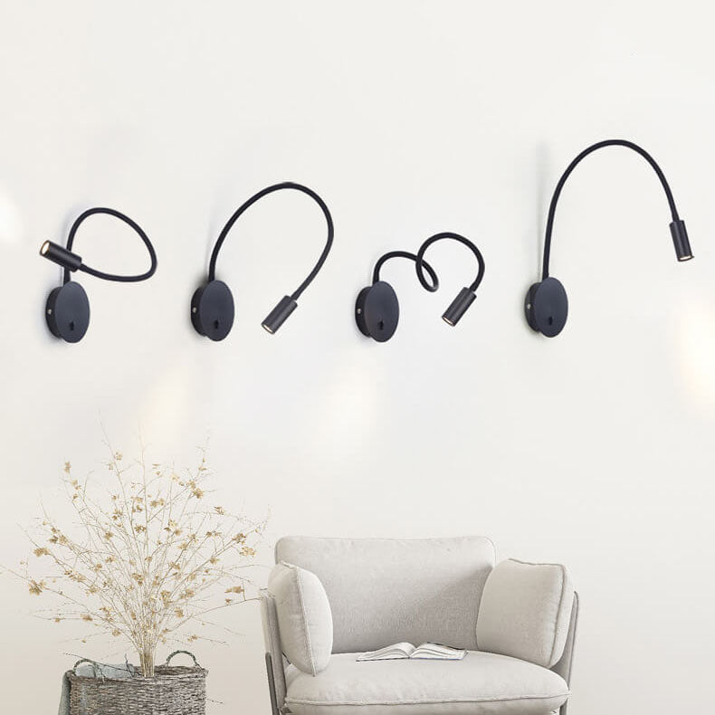 FlexiGlow - Justerbar LED-vägglampa med 360-graders ljus