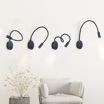 FlexiGlow - Justerbar LED-vägglampa med 360-graders ljus
