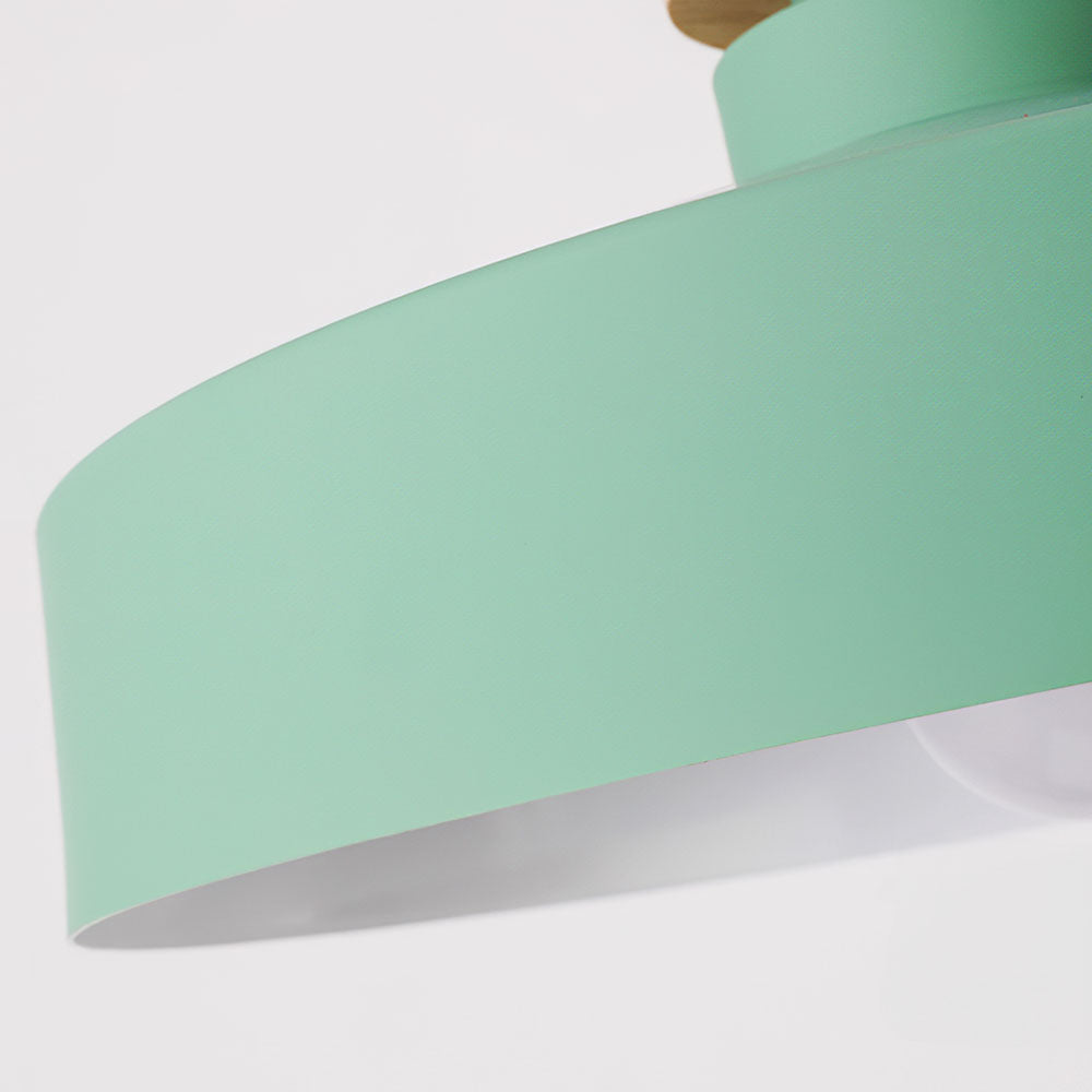 Hänglampa i färgglad metallfinish