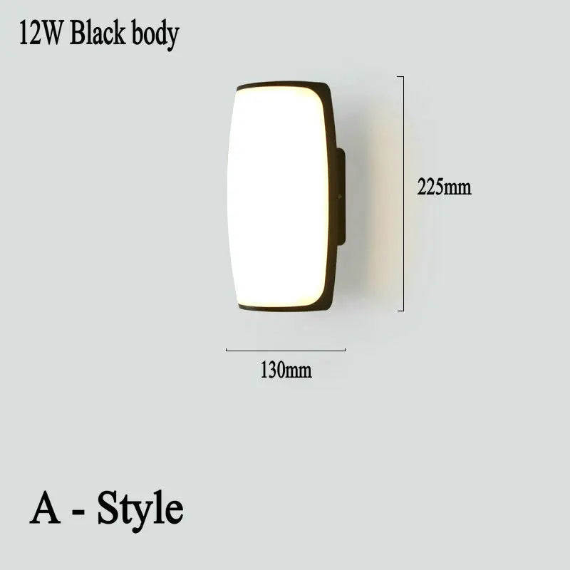 AquaShield - Vattentät Utomhusvägglampa