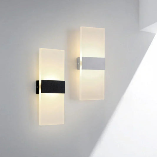 DimmerGlow - Modern LED Vägglampa med Dimmer Eleganta Belysning