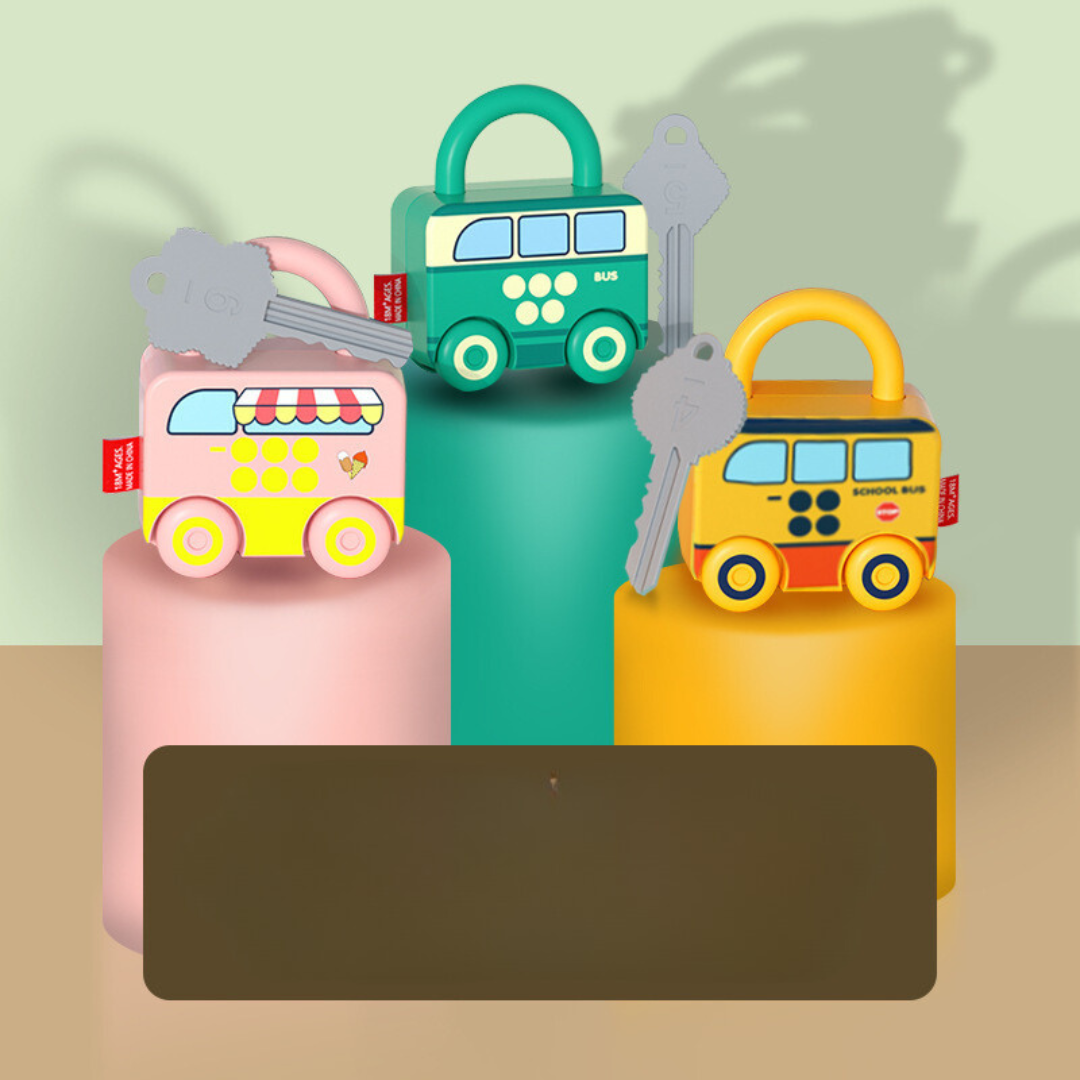 InteractiveLocks - Montessori Lärande Leksak med Interaktiva Lås