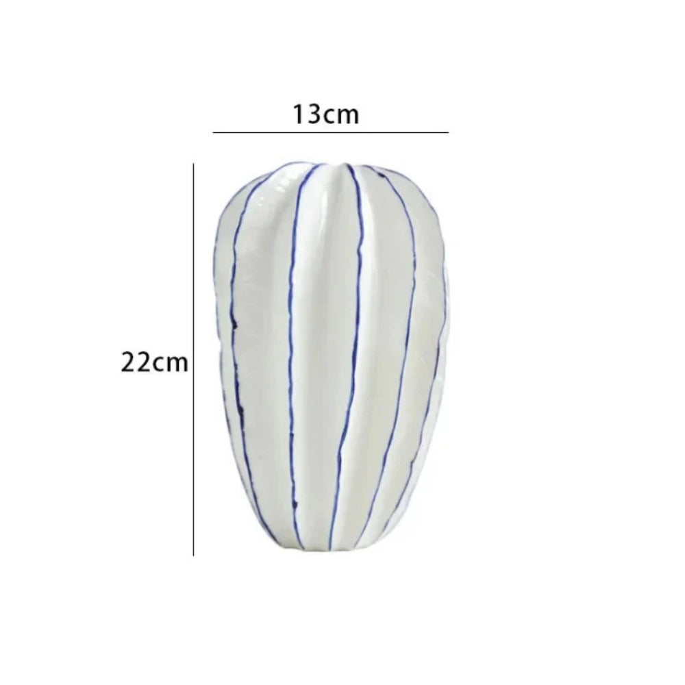 Stjärnfrukt Inspired Ceramic Pot