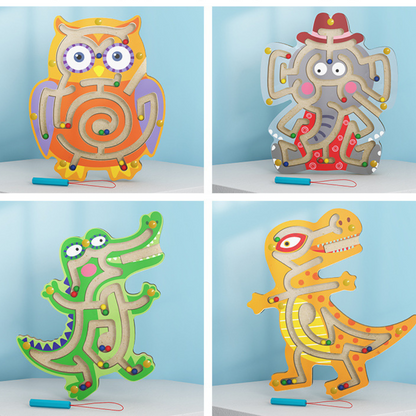 KiddieMaze - Montessori Magnetisk Labyrint