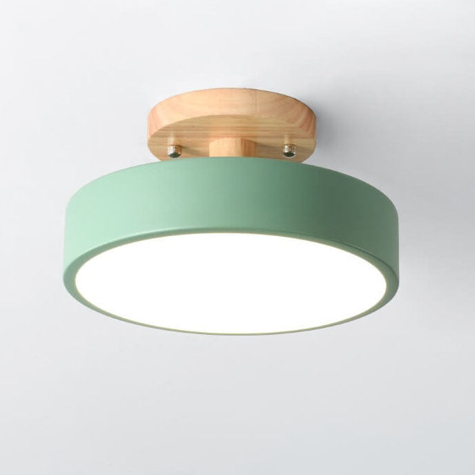 Skandinavisk Stil Rund LED Semi-Inbyggd Taklampa