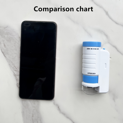 Mini Mikroskop med LED-lampa för Barn