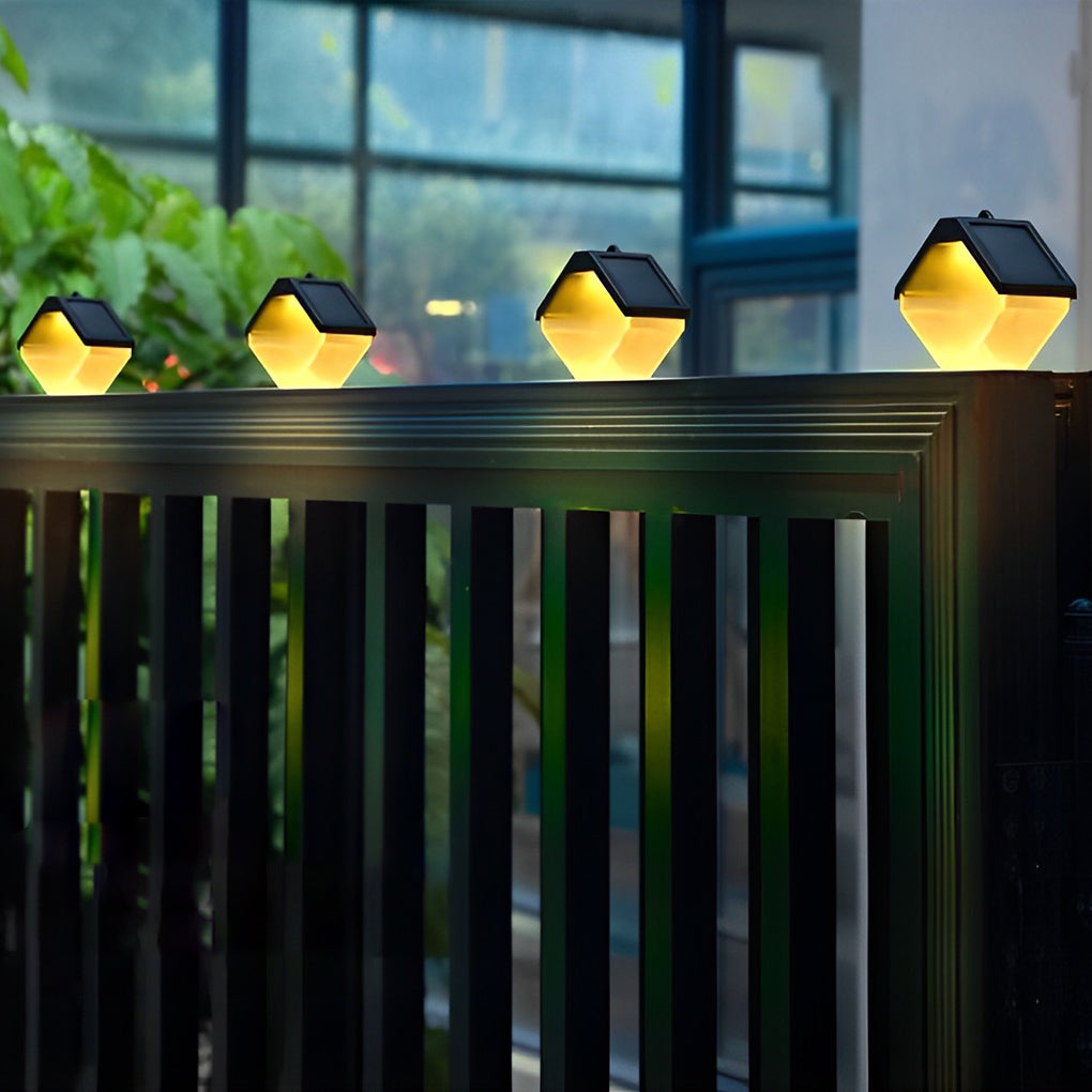 Vattentät LED Flerfärgad Modern Solväggbelysning