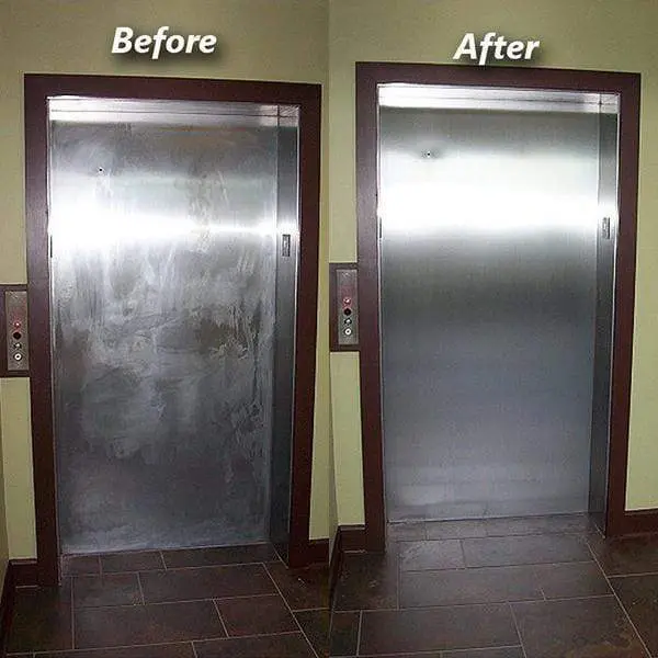 Metallputsmedel för rost- och repborttagning