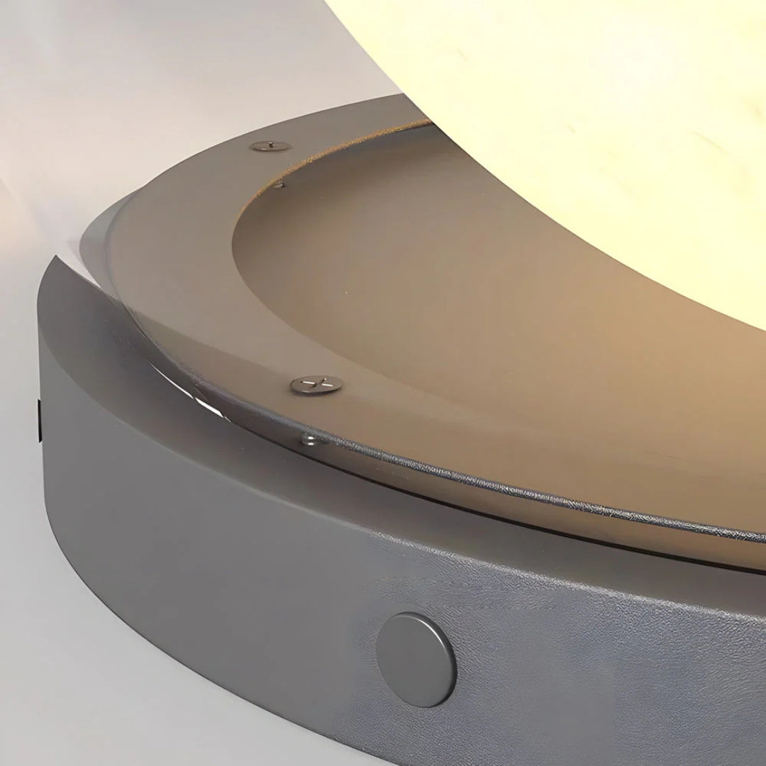 Carvallo – Utomhuslampa med dubbelskiktskula och minimalistisk rundad basdesign