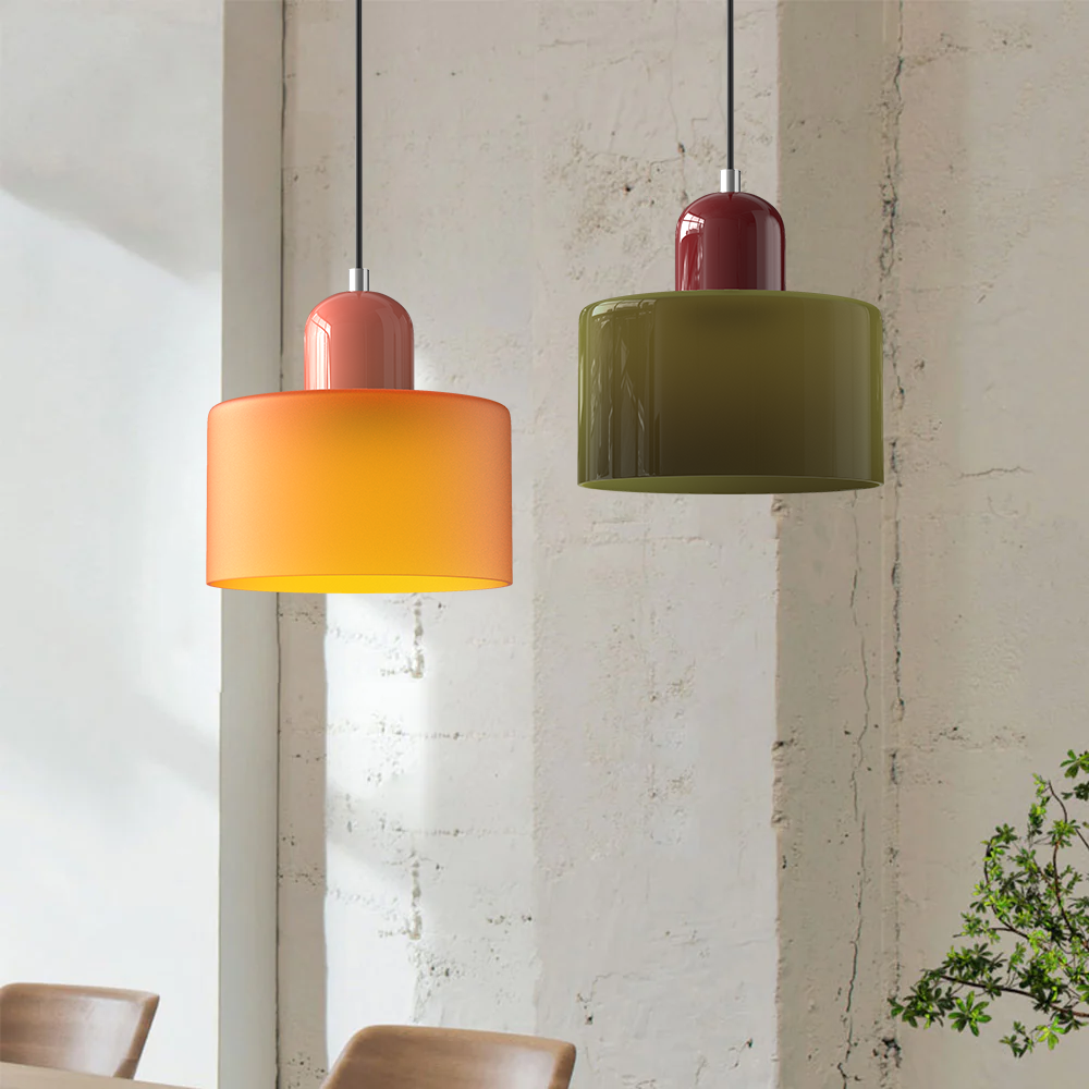 Bauhaus Kreativ glas hänglampa – Modern Elegans med Unik Design