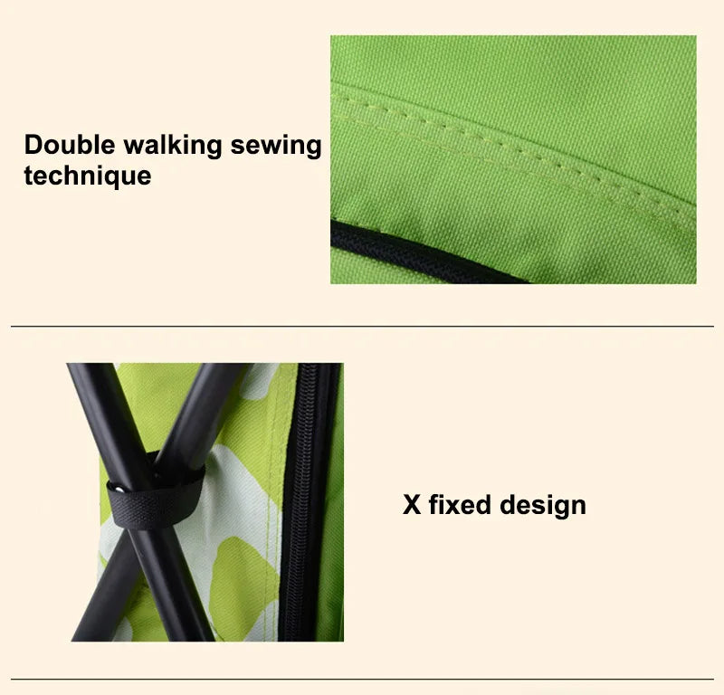 Carvallo Outdoor-Hocker TrekChill SeatCooler | Fällbar campingstol med integrerad kylbox | Vattentät & Bärbar | 150 kg belastningskapacitet