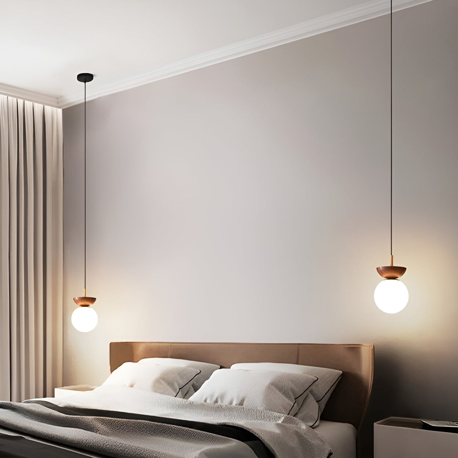 BalconyBloom Light - LED-taklampa i japansk stil