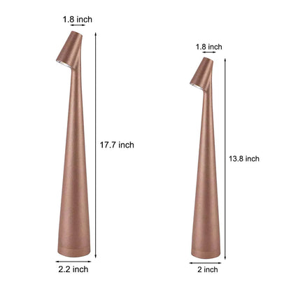 Carvallo - Koni Formad Bordslampa med Roterbar Huvud, Uppladdningsbar USB