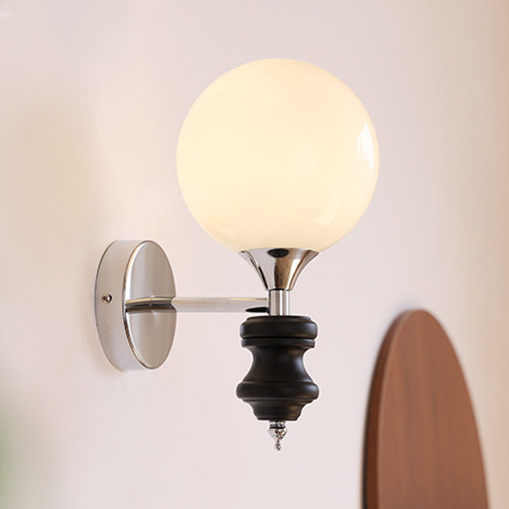 Fransk Medeltida Vintage Bauhaus Vägglampa