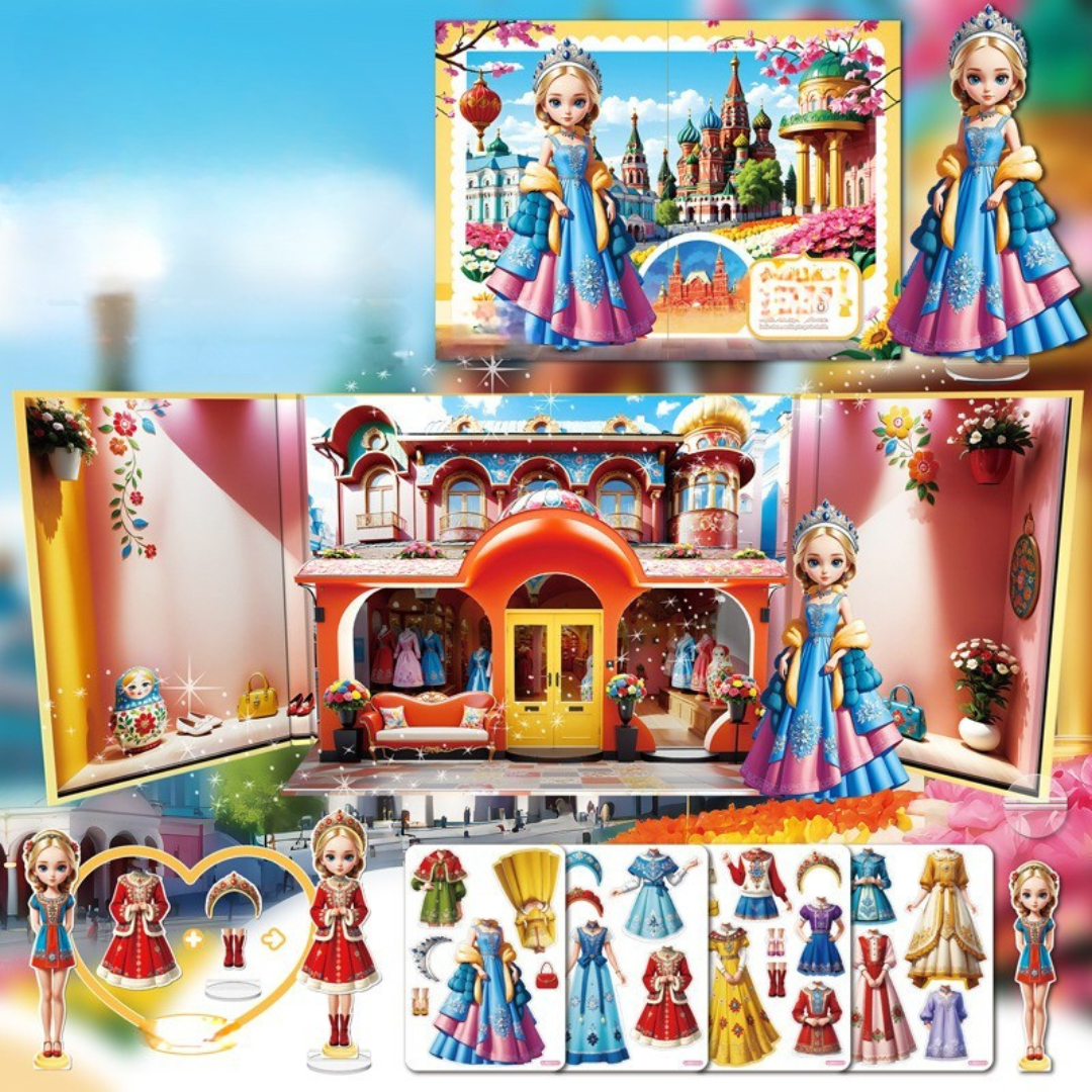 Fällbar Klädsetdocka Modeboutiquestaty