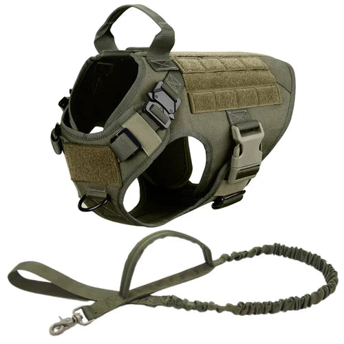 PawsSecur – Taktisk hundväst med Ingen-drag kontroll och anpassningsbara hjälppaneler
