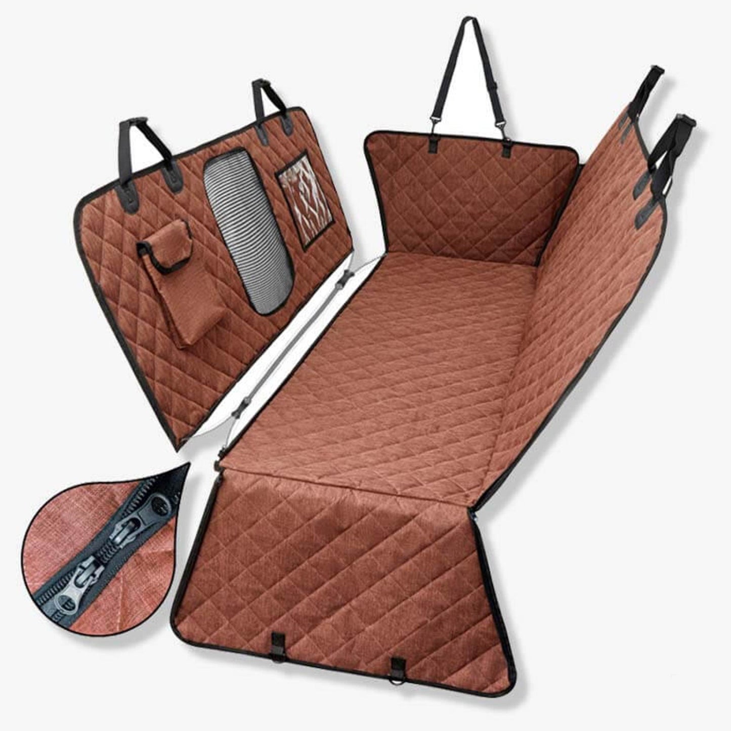 Vattentät Hund Baksäteöverdrag – Hållbart, Rep-resistant och Lätt att Rengöra