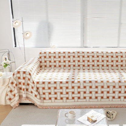 Mysig vinter crosshatch stil soffa skydd - Modern, stilren och hållbar soffa skydd