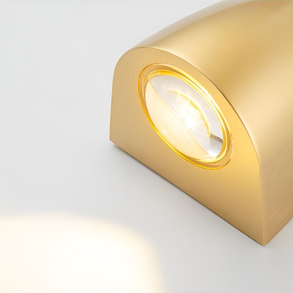 LumiBriljant - LED Vägglampor Uppe och Nere i Modern Metallfinish